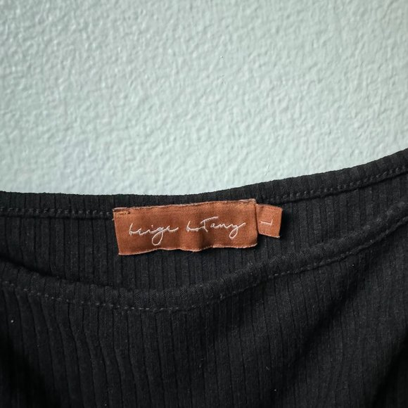 Micro Cropped Ribbed Tank - Large - Picture 5 of 5